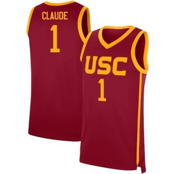 Men's USC Trojans Desmond Claude Cardinal Performance Basketball Jersey - Replica